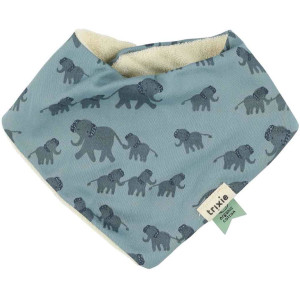 Bavoirs Bandana en coton bio "Enchanting Elephant" (x3) Trixie