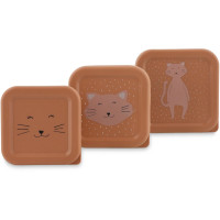 Boîtes à goûter "Mrs Chat" (x3)