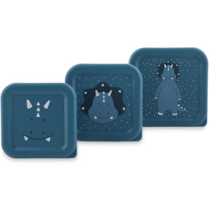 Boîtes à goûter "Mr Triceratops" (x3) Trixie