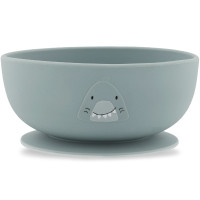 Bol à ventouse en silicone "Mr Shark"