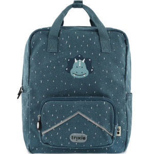 Sac à dos enfant A4 (34 cm) en coton hydrofuge "Mr Triceratops" Trixie