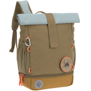 Sac à dos enfant (32,5 cm) en PET recyclé Mini Rolltop Nature "Olive"
