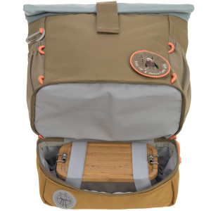 Sac à dos enfant (32,5 cm) en PET recyclé Mini Rolltop Nature "Olive"