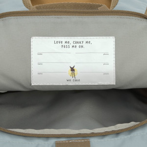 Sac à dos enfant (32,5 cm) en PET recyclé Mini Rolltop Nature "Olive"