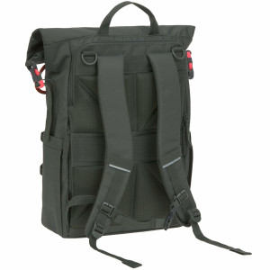 Sac à langer à dos en PET recyclé Green Label Outdoor Rolltop "Vert Foncé"