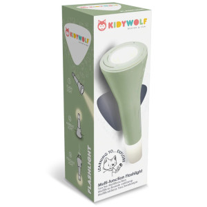 Lampe Torche enfant 3-en-1 KIDYFLASHLIGHT "Vert" (3 ans et +)