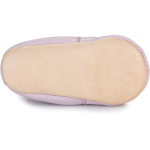 Chaussons bébé en cuir My Blu "Chat Lilas" Easy Peasy