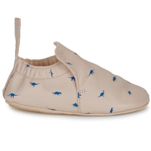 Chaussons bébé en cuir My Blu "Dinos Sable" Easy Peasy