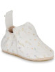 Chaussons bébé en cuir My Blu "Herbier Blanc"