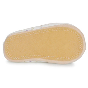 Chaussons bébé en cuir My Blu "Herbier Blanc" Easy Peasy