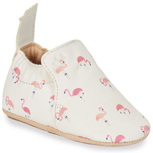 Chaussons bébé en cuir My Blu "Lotus Flamand" Easy Peasy