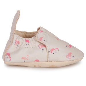 Chaussons bébé en cuir My Blu "Lotus Flamand" Easy Peasy