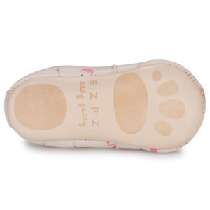 Chaussons bébé en cuir My Blu "Lotus Flamand" Easy Peasy