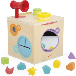 Cube Sensoriel en bois (18 mois et +) Janod