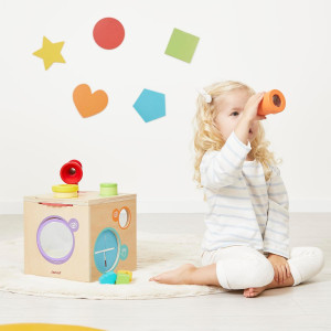 Cube Sensoriel en bois (18 mois et +) Janod
