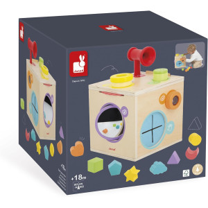 Cube Sensoriel en bois (18 mois et +) Janod