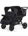 Poussette Quadruple 4 enfants Two by Two "Noir"