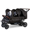 Poussette Sextuple 6 enfants Autobrake "Anthracite"