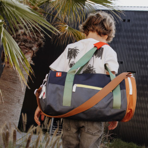 Sac de sport enfant en PET recyclé "Mini Marine" Hello Hossy