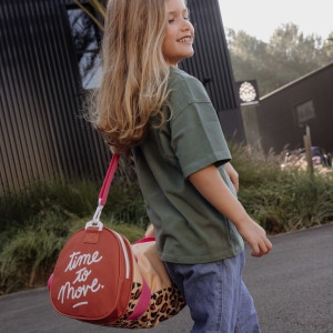 Sac de sport enfant en PET recyclé "Leopard 7"