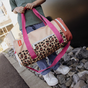 Sac de sport enfant en PET recyclé "Leopard 7"