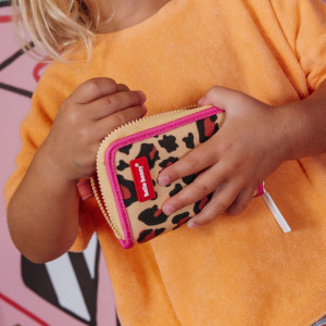 Porte-monnaie enfant en PET recyclé "Leopard 7" Hello Hossy