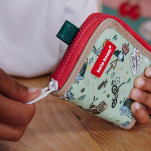 Porte-monnaie enfant en PET recyclé "Mountain Ride" Hello Hossy