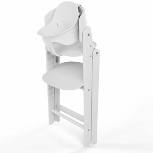  Chaise Haute évolutive 3-in-1 en bois Click & Fold "All White"
