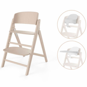  Chaise Haute évolutive 3-in-1 en bois Click & Fold "All Natural" Cybex