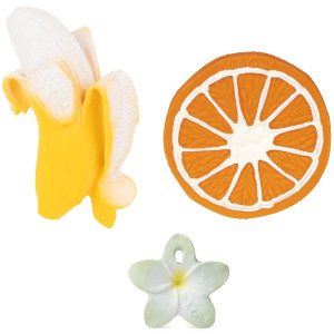 Pack Nouveau-né en caoutchouc naturel "Banane" Oli & Carol