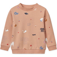 Sweat enfant en coton bio Thora "Paris / Tuscany"