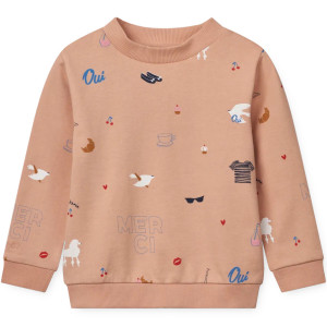 Sweat enfant fille en coton bio Thora "Paris / Tuscany" Liewood