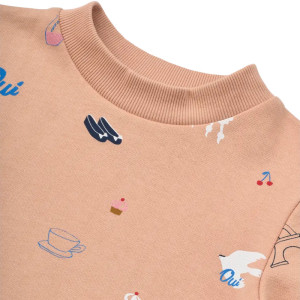 Sweat enfant fille en coton bio Thora "Paris / Tuscany" Liewood