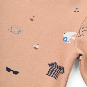 Sweat enfant fille en coton bio Thora "Paris / Tuscany" Liewood