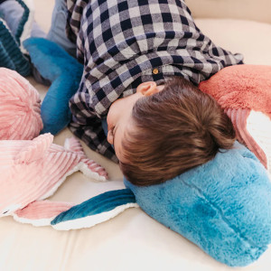 Peluche Ptipotos "La baleine Bleue" (75 cm) Déglingos