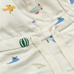 Chapeau saharienne bébé réversible en coton bio Gorm "Aviator" Liewood