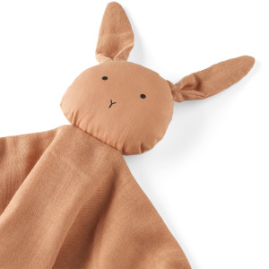 Doudou plat en coton bio Agnete Lapin "Tuscany Rose" Liewood