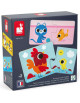Puzzle enfant d'association "Parents et Bébés Animaux" (2-4 ans)