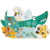 Tableau d'activités en bois Tropik "Croco" (18-36 mois)