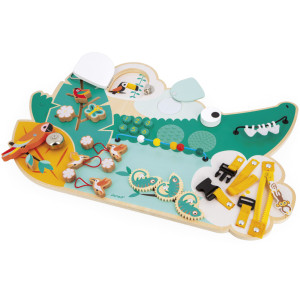 Tableau d'activités en bois Tropik "Croco" (18 mois et +) Janod