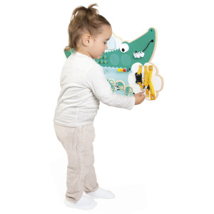 Tableau d'activités en bois Tropik "Croco" (18 mois et +) Janod