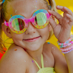 Lunettes de natation fille "Budding Flowers" (6-12 ans) Bling2o
