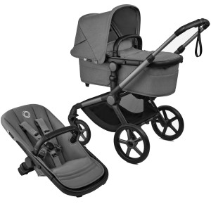  Poussette Bugaboo Fox5 Renew complète châssis graphite "Moon Grey"