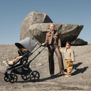  Poussette Bugaboo Fox5 Renew complète châssis graphite "Moon Grey"