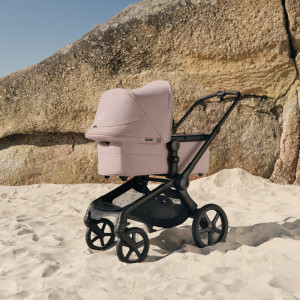 Poussette Bugaboo Fox5 Renew complète châssis noir "Taupe Desert Melange"