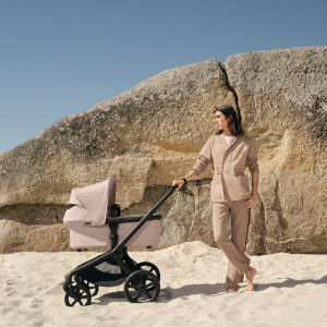 Poussette Bugaboo Fox5 Renew complète châssis noir "Taupe Desert Melange"