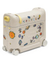 Valise à roulettes enfant Jetkids Bedbox "Blanc Eclat de Lune" (2-7 ans)