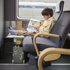 Valise à roulettes enfant Jetkids Bedbox "Blanc Eclat de Lune" (2-7 ans) Stokke