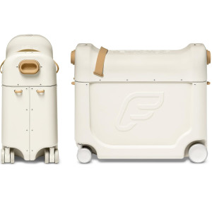 Valise à roulettes enfant Jetkids Bedbox "Blanc Eclat de Lune" (2-7 ans) Stokke