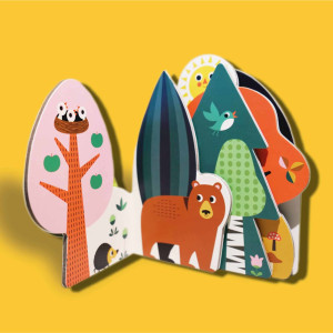 Livre bébé imagier en carton "La Forêt" (0-3 ans) Marcel & Joachim
